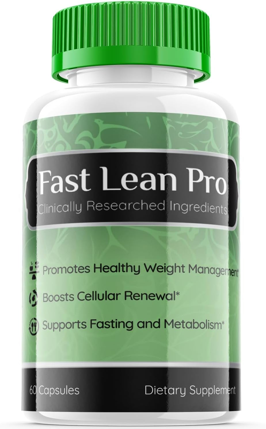 (1 Pack) Fast Lean Pro - Keto Weight Loss Formula - Energy & Focus Boosting Dietary Supplements for Weight Management & Metabolism - Advanced Fat Burn Raspberry Ketones Pills - 60 Capsules