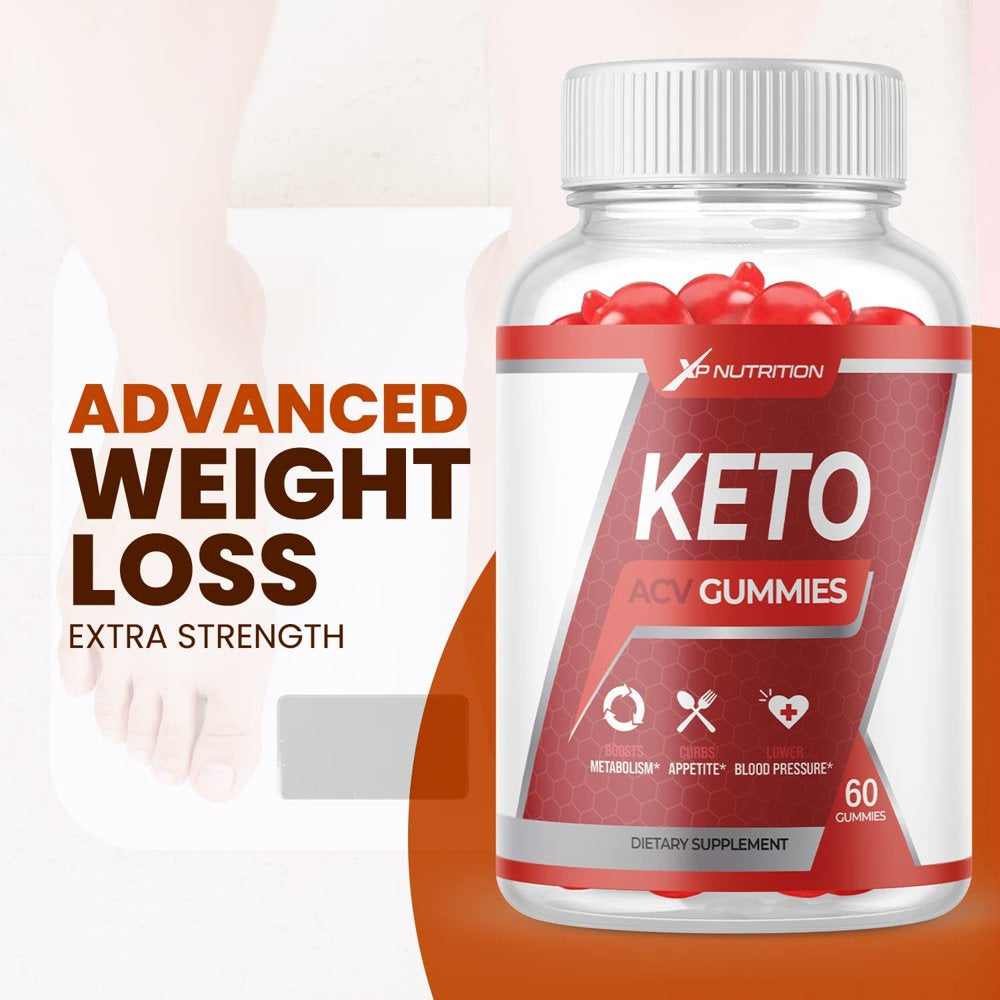 (2 Pack) XP Nutrition Keto ACV Gummies - Supplement for Weight Loss - Energy & Focus Boosting Dietary Supplements for Weight Management & Metabolism - Fat Burn - 120 Gummies