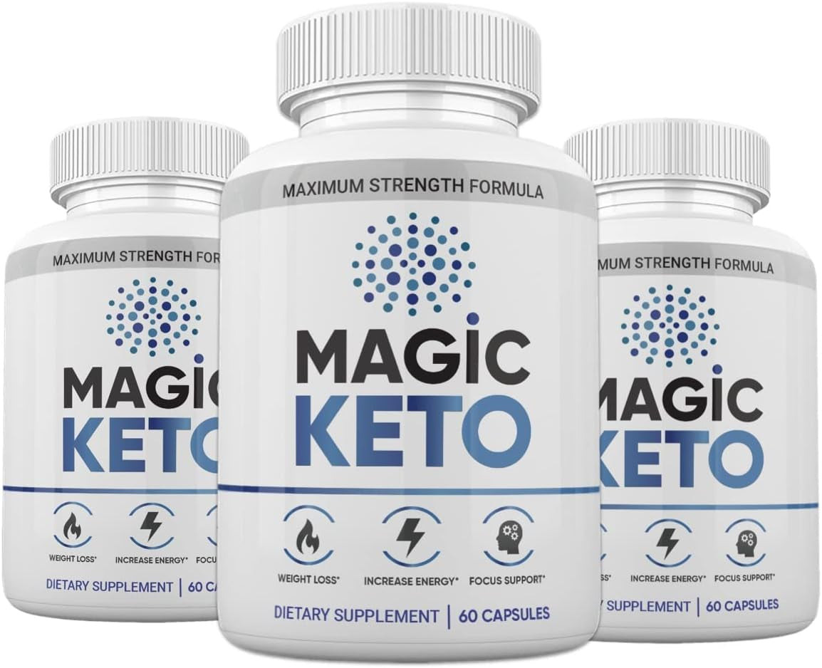 (3 Pack) Magic Keto 800Mg, Magic Keto Pills, 180 Count