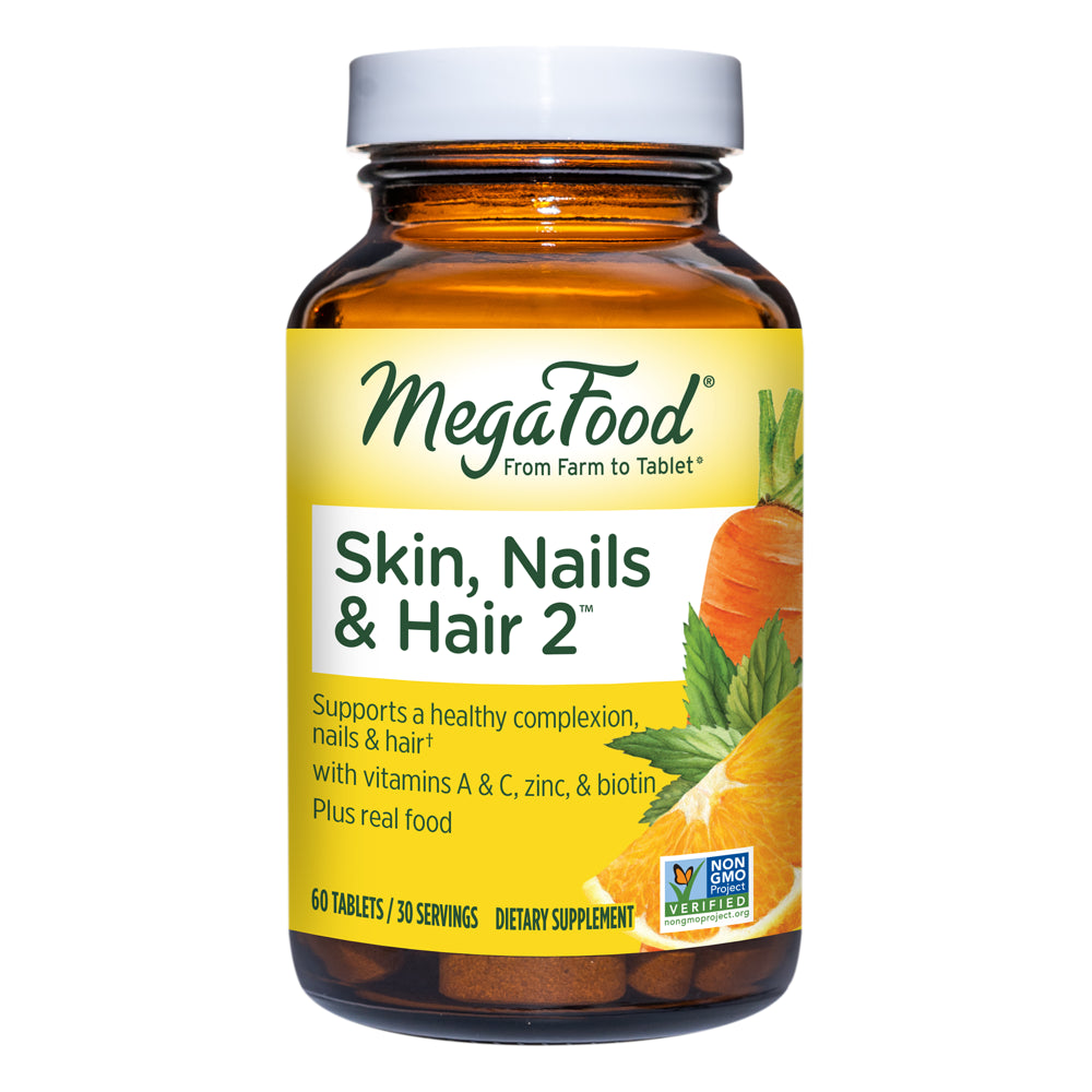 Megafood Skin, Nails & Hair 2, 60 Tablets