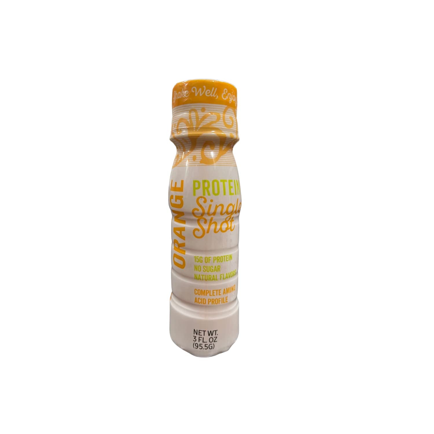 Healthywise - Whey Protein & Collagen Shots, 15G Protein, Fat Free, Sugar Free, 3 Fl Oz per Serving (Orange, 6 Pack)