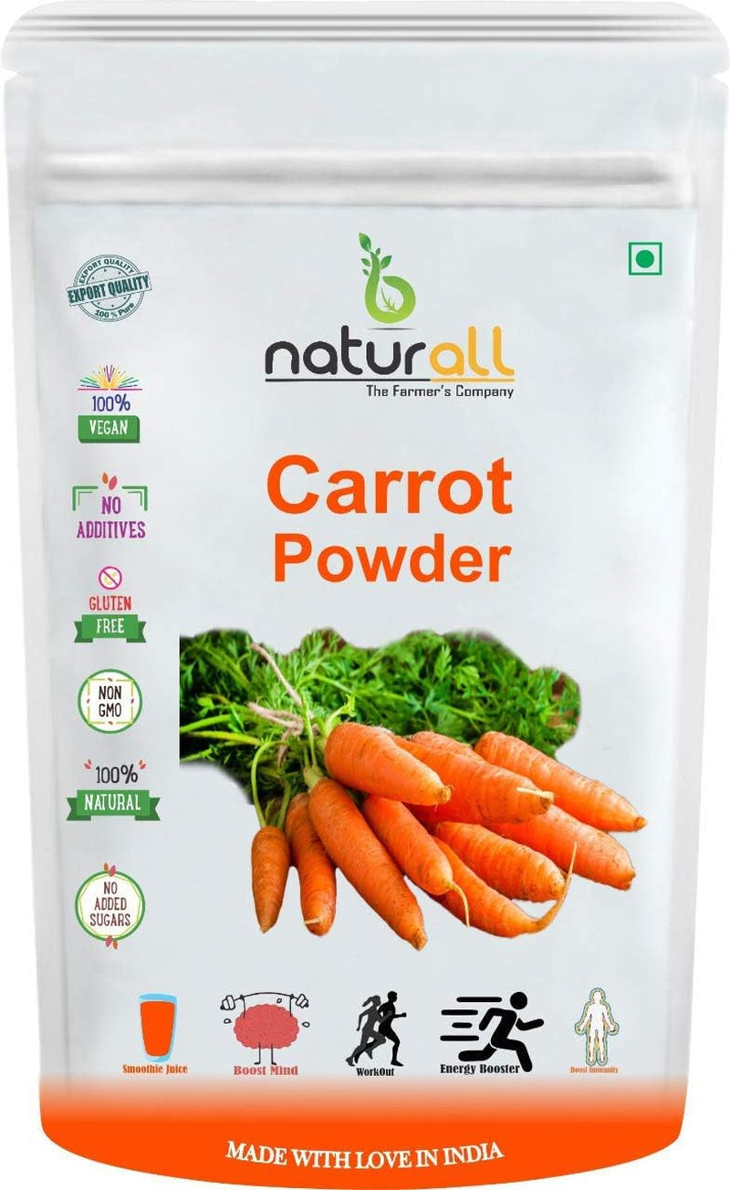 Veena Beet Root Powder and Carrot Powder - 100 GM Each Super Saver Combo Pack by B Naturall