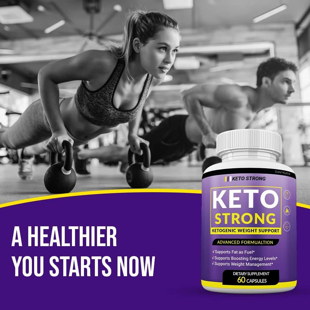 (3 Pack) Keto Strong Pills New and Improved 2023 Formula, Made in USA, 180 Count