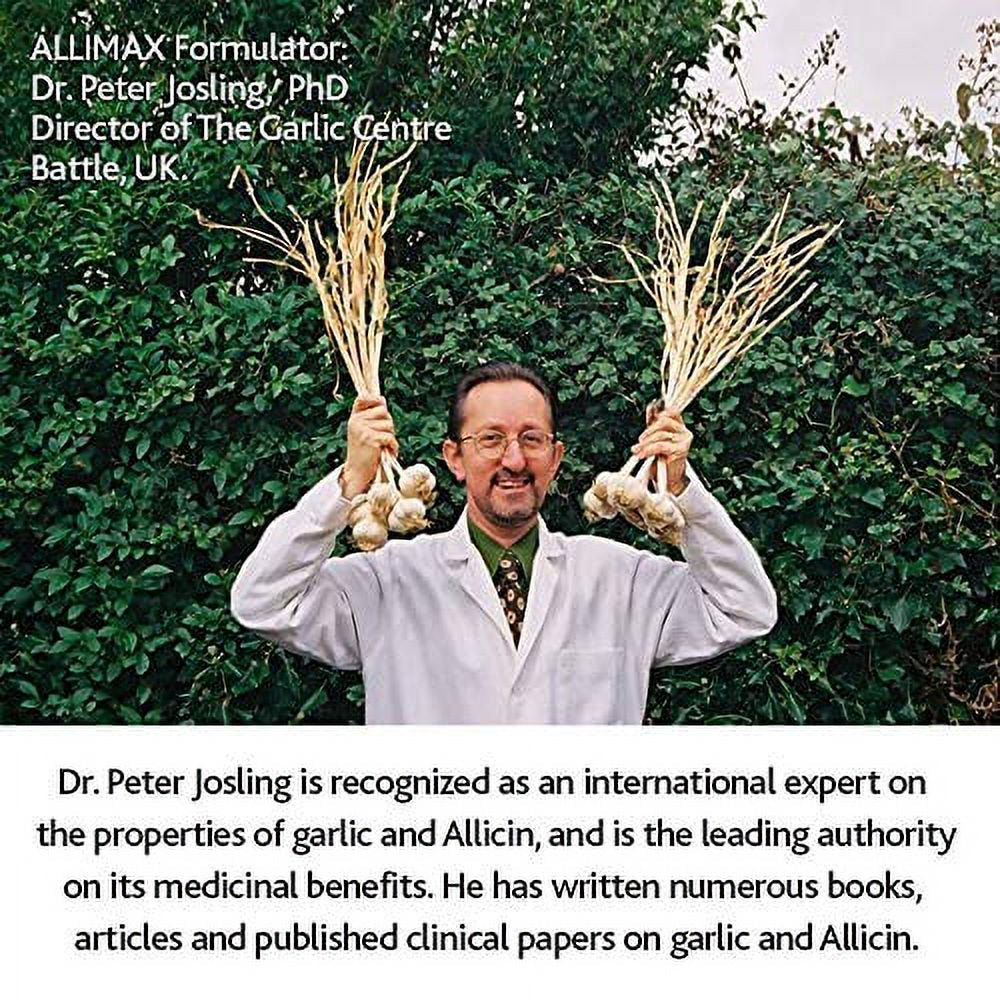Allimax Pro 450Mg 100 Capsules. Professional Strength Support for Your Body?S Immune Function through Natural Allicin, a Potent Compound Extracted from Clean and Sustainable Spanish Gro