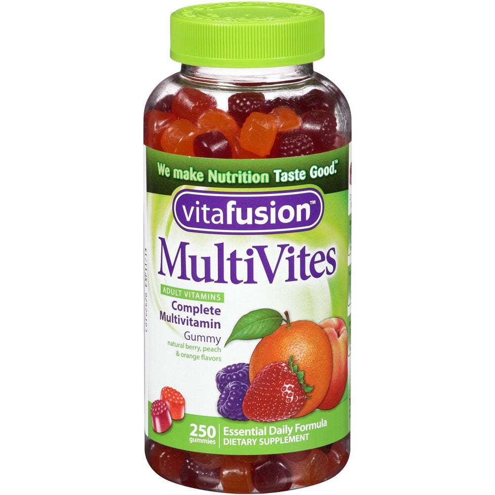 Vitafusion Multivites Complete Multivitamin Gummies for Adults, 250 Count