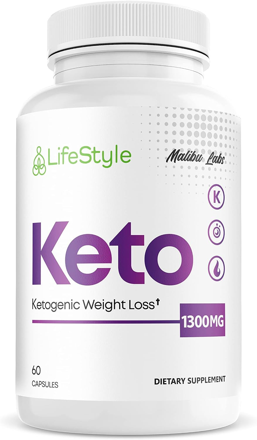 (1 Month) Lifestyle Keto, Strong Advanced Formula 1300Mg, Made in the USA, (1 Bottle Pack), 30 Day Supply