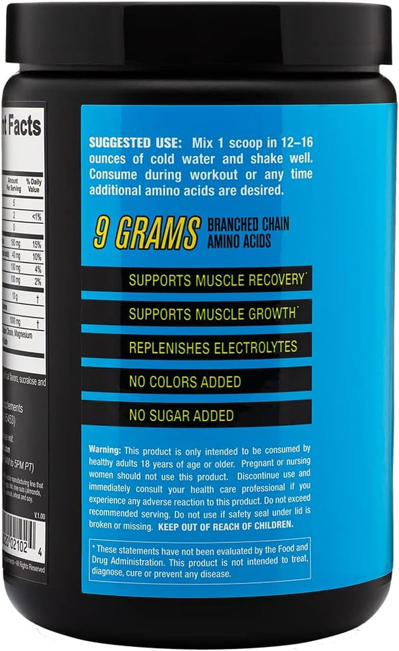 2Nd Nature Supplements – BCAA Lemonade, 30 Servings, 14.4 Oz – 9 G Branched Chain Amino Acids – Supports Muscle Growth, Recovery & Endurance – Replenishes Electrolytes – No Sugars or Colors Added