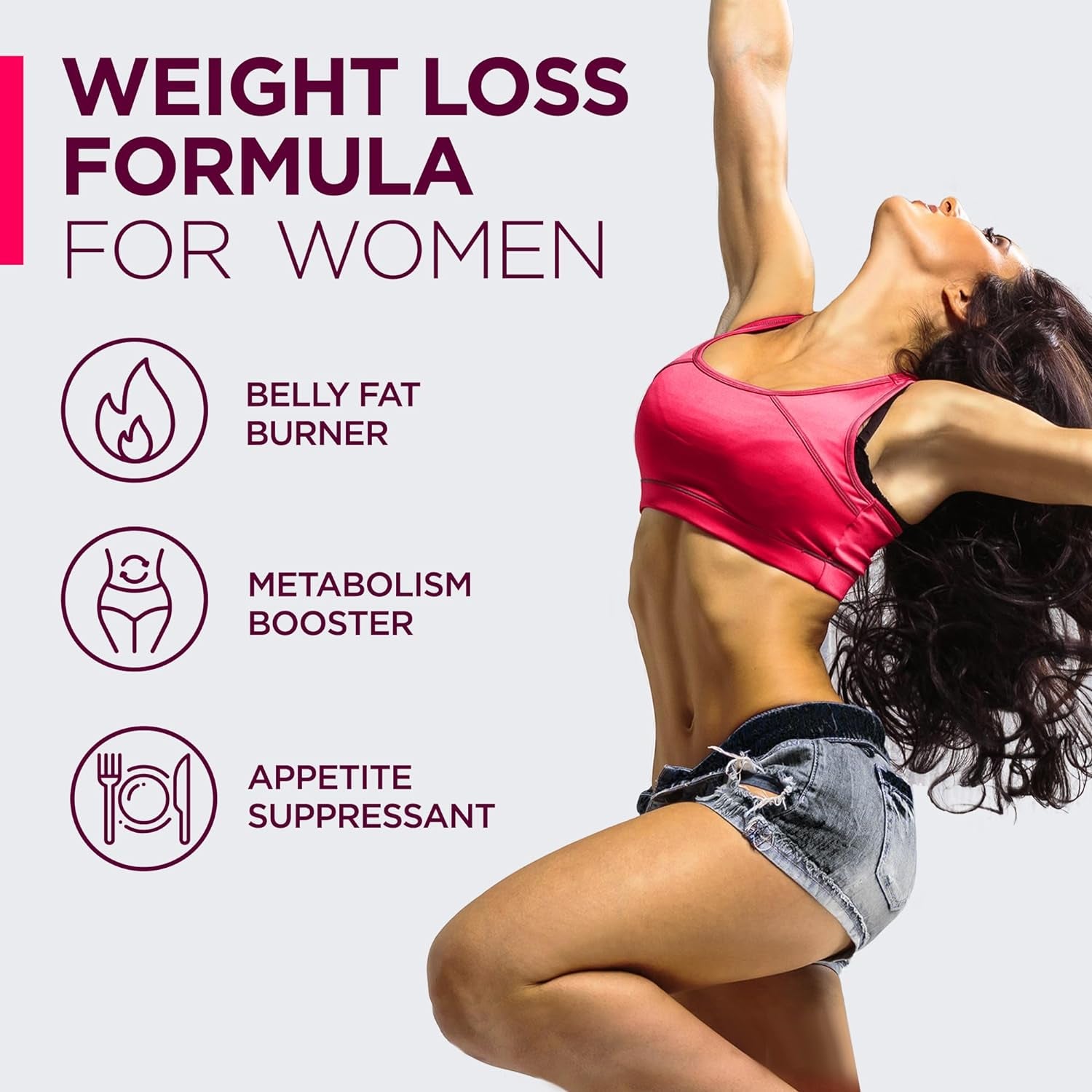 Best Diet Pills That Work Fast for Women-Natural Weight Loss Supplements-Thermogenic Burning for Women-Appetite Suppressant Carbohydrate Blocker Metabolism Booster-Belly Fat Burner