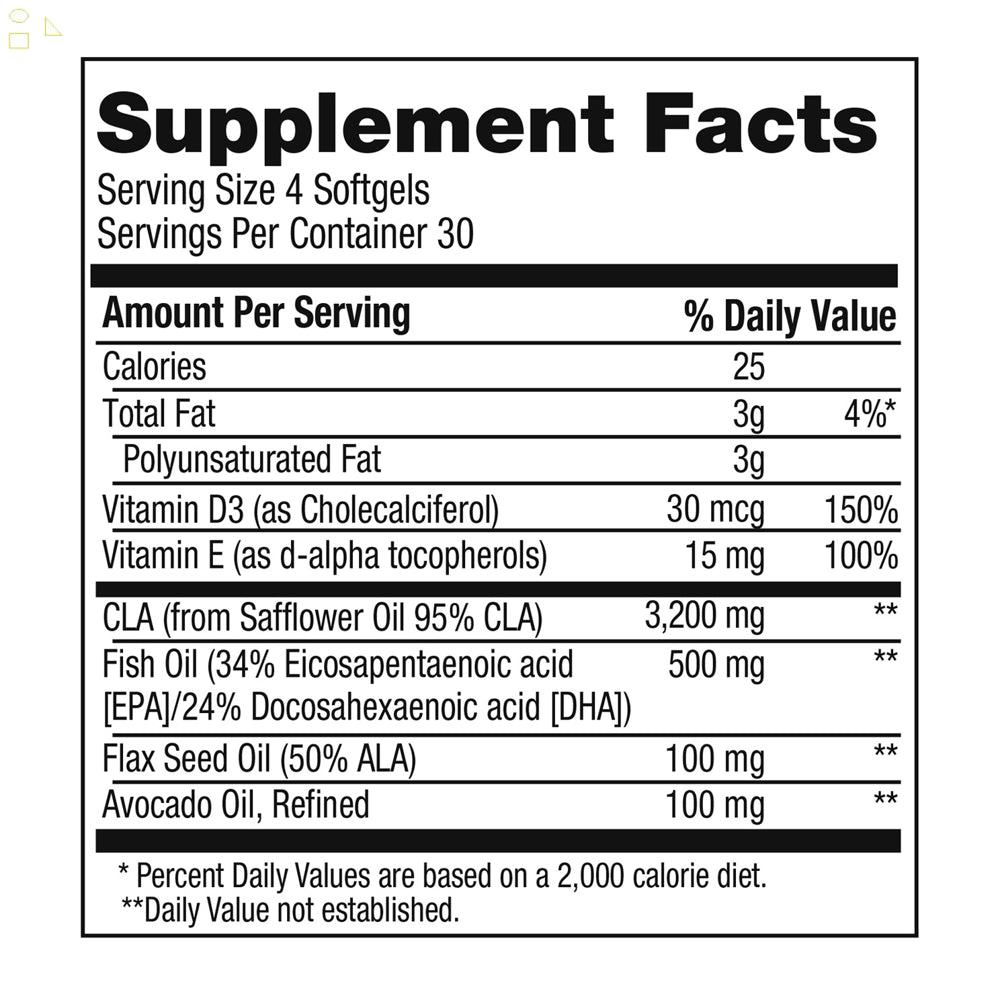 Ab Cuts Enhanced CLA Belly Fat Formula 3,200 Mg., 240 Softgels | Offer Togo