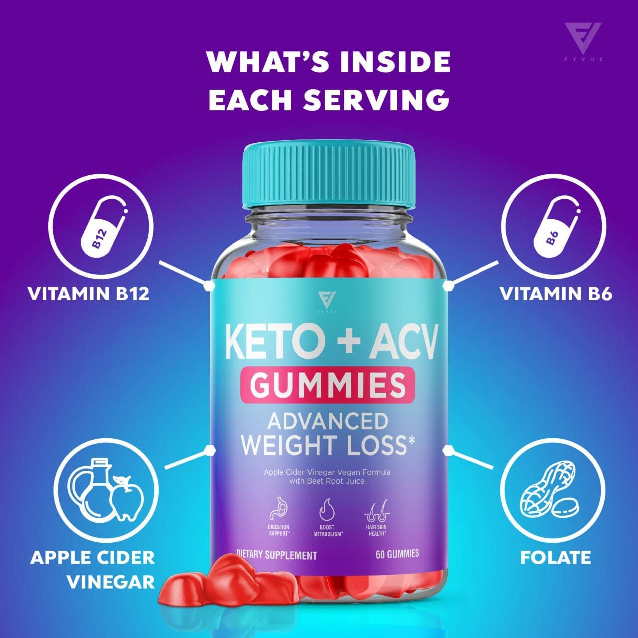 (5 Pack) Keto ACV Gummies Advanced Weight Loss Diet Appitight, Keto+ Apple Cider Vinegar Gummies Fat Supplement Rapid Ketosis Acv+Keto Detox Cleanse Lose Belly That Works Fast (300 Gummies)