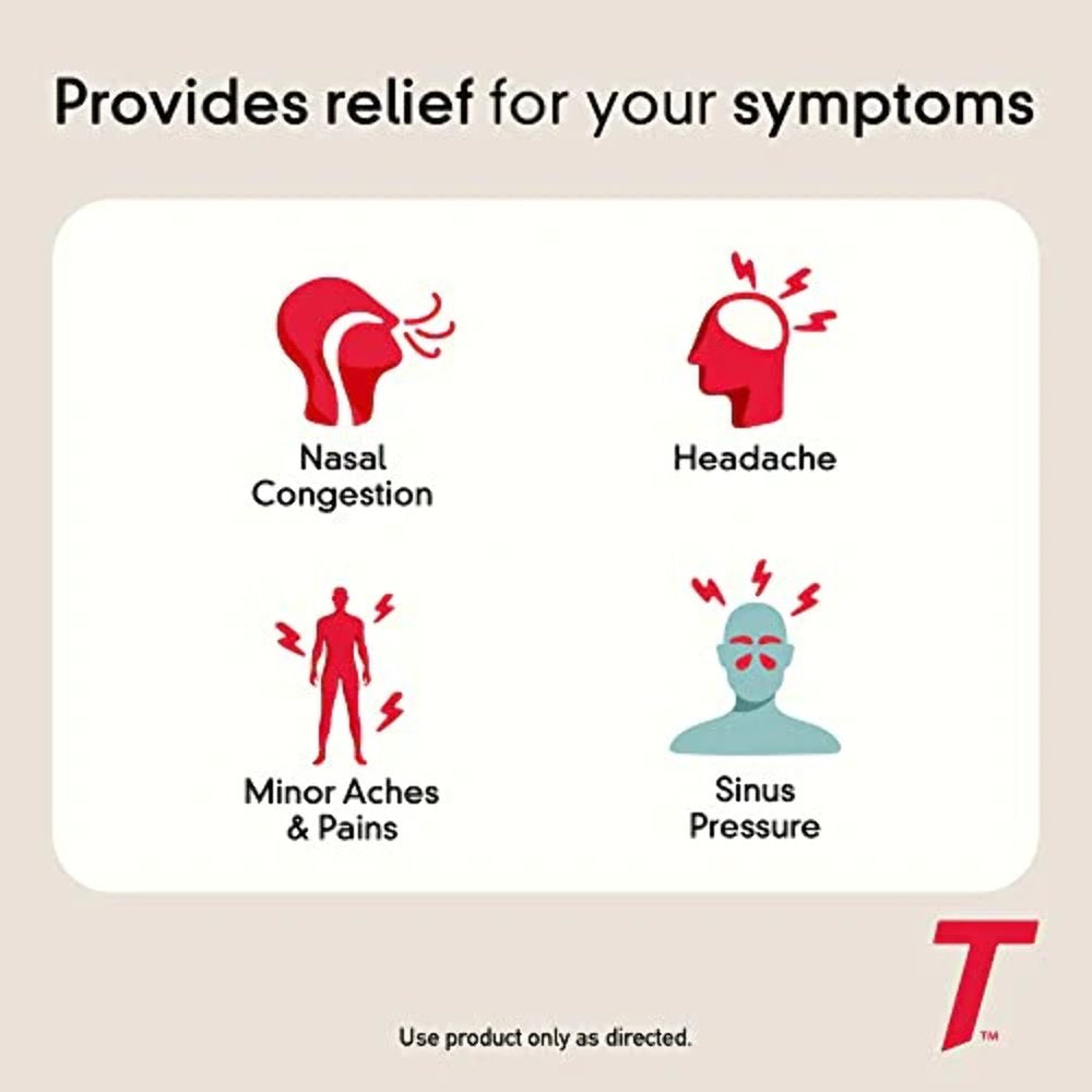 Tylenol Sinus + Headache Non-Drowsy Daytime Caplets, 24 Ct