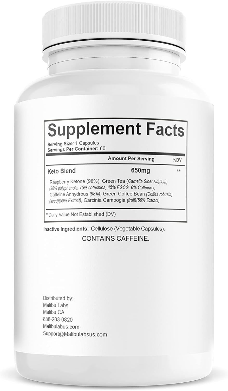 (1 Month) Lean Start Keto, Advanced Formula, Made in the USA, (1 Bottle Pack), 30 Day Supply