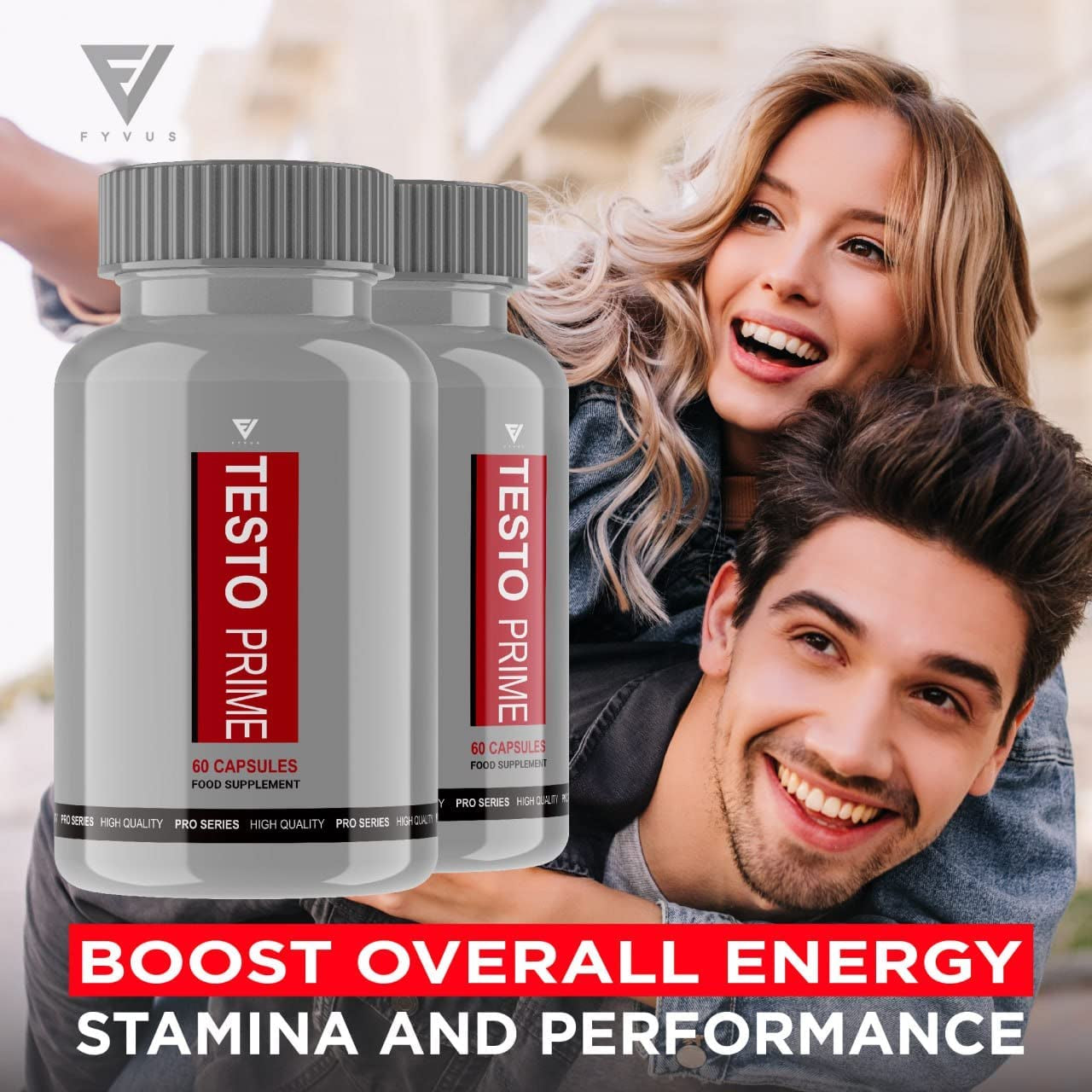 (2 Pack) Testoprime for Men Strongest Testosterone Booster Testo Prime Supplement Pills, Male Pre Workout Muscle Growth Increase Size Enhancement Performance with Boron Horny Goat Weed (120 Capsules)