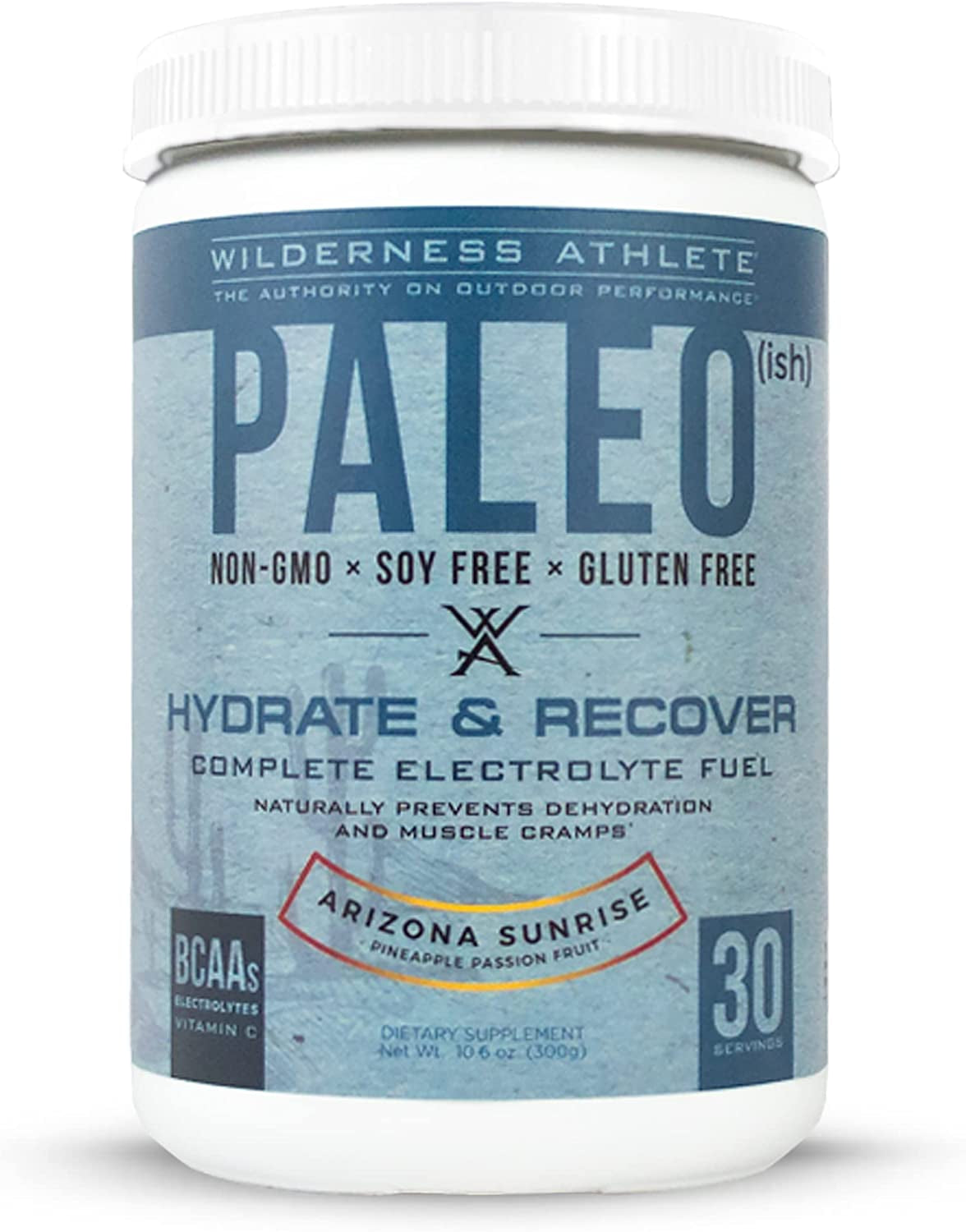 Wilderness Athlete - Paleo(Ish) Hydrate & Recover | Keto Electrolytes Powder - Electrolyte Powder with Fasting Salts - Electrolyte Drink Mix Includes Potassium Citrate & Potassium Chloride Powder