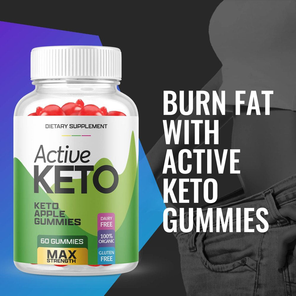 (5 Pack) Active Keto ACV Gummies - Supplement for Weight Loss - Energy & Focus Boosting Dietary Supplements for Weight Management & Metabolism - Fat Burn - 300 Gummies