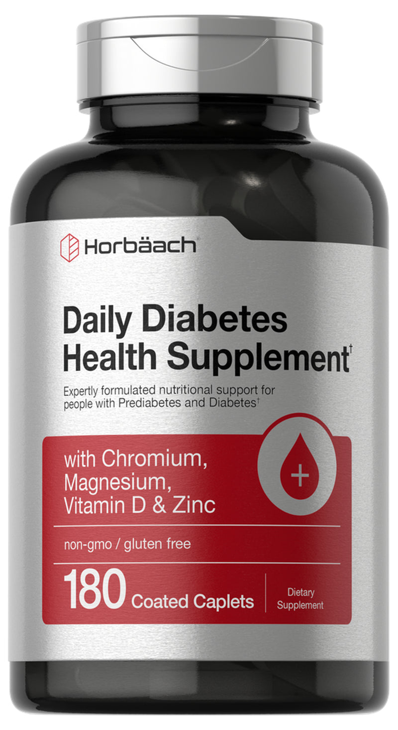 Diabetes Support Supplement | 180 Tablet | Vegetarian | by Horbaach