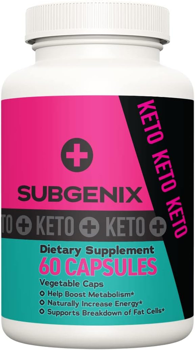 Subgenix Ketosis Pills, 60 Count, 1 Month Supply, 60 Count (Pack of 1)