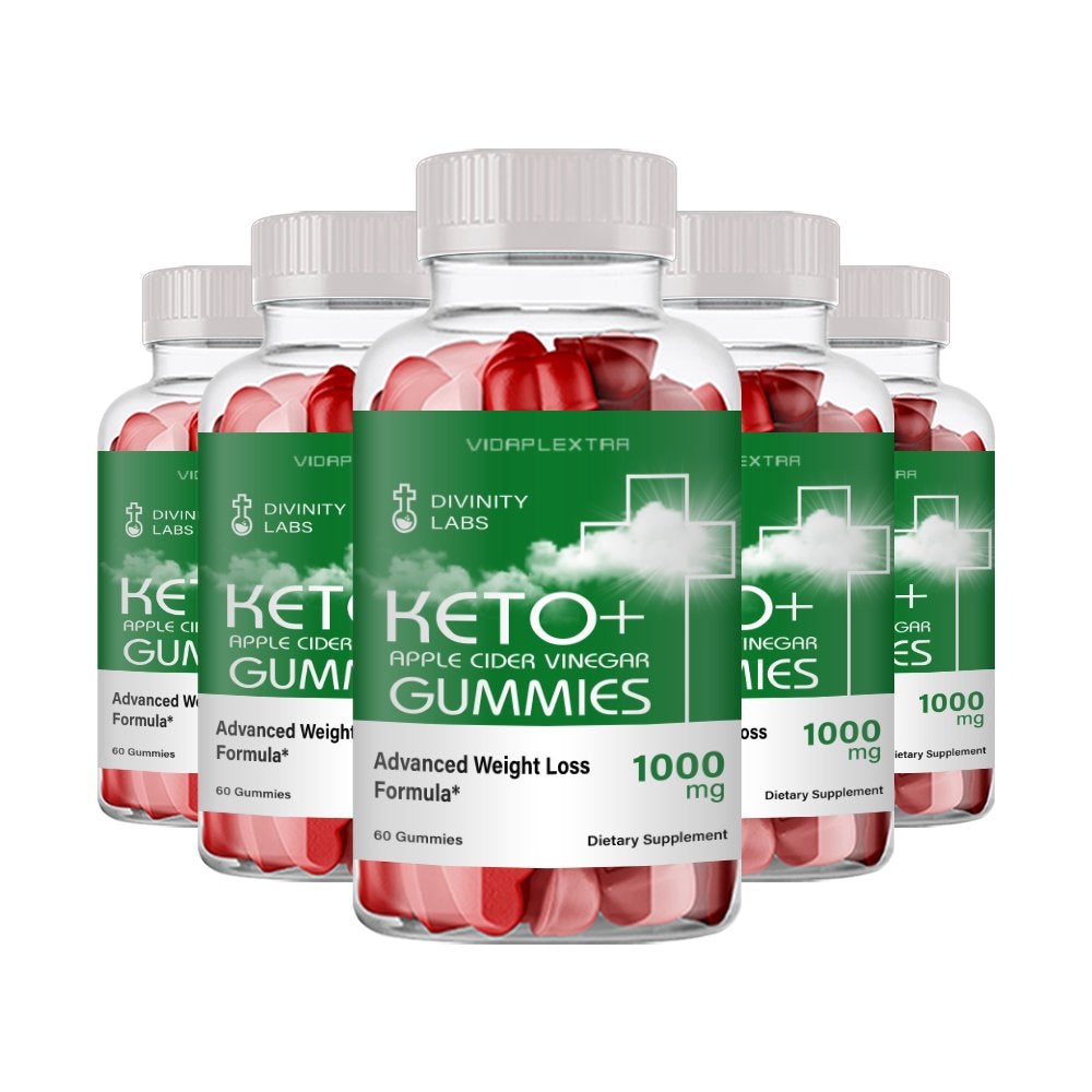 Divinitylabs Keto - Divinity Labs Keto Apple Cider Vinegar Gummies for Weight Loss (5 Pack)