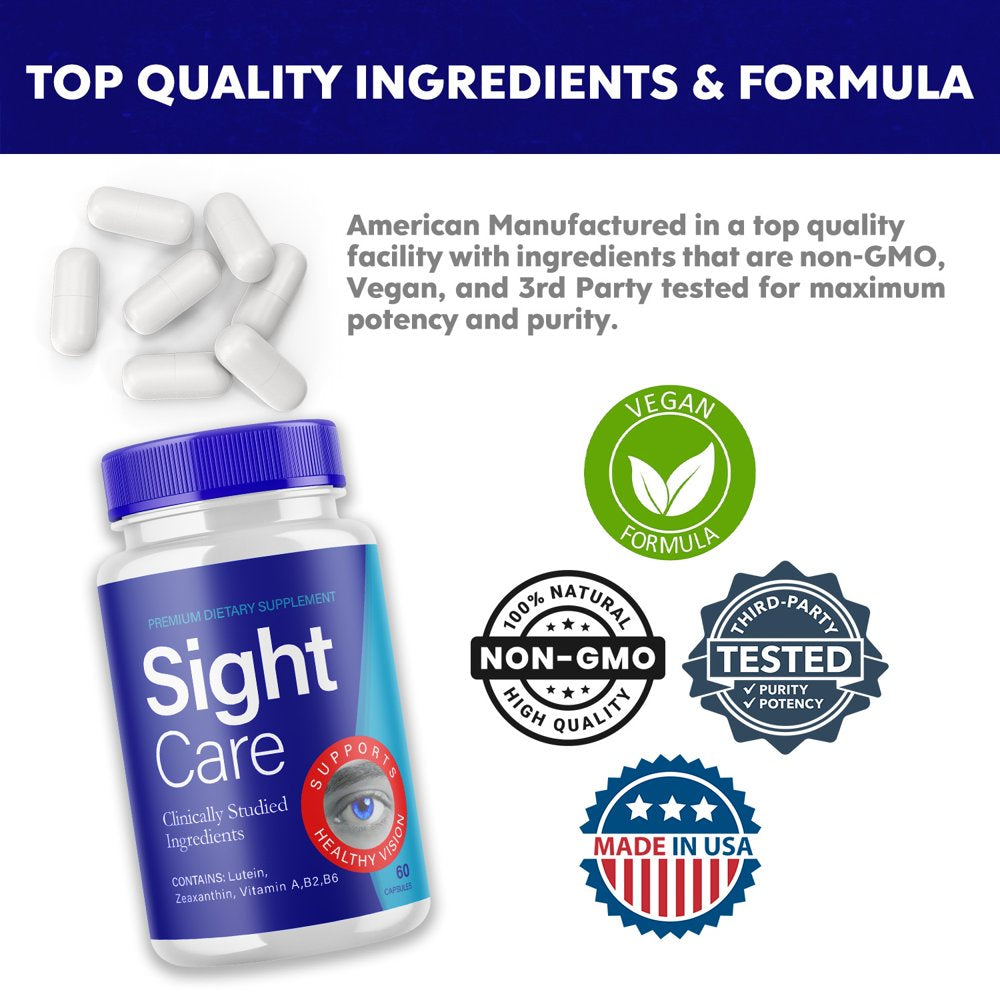 (3 Pack) Sight Care - Revolutionary Advanced Vision Matrix Formula - Supports Healthy Vision - Dietary Supplement for Eyes Sight - 180 Capsules