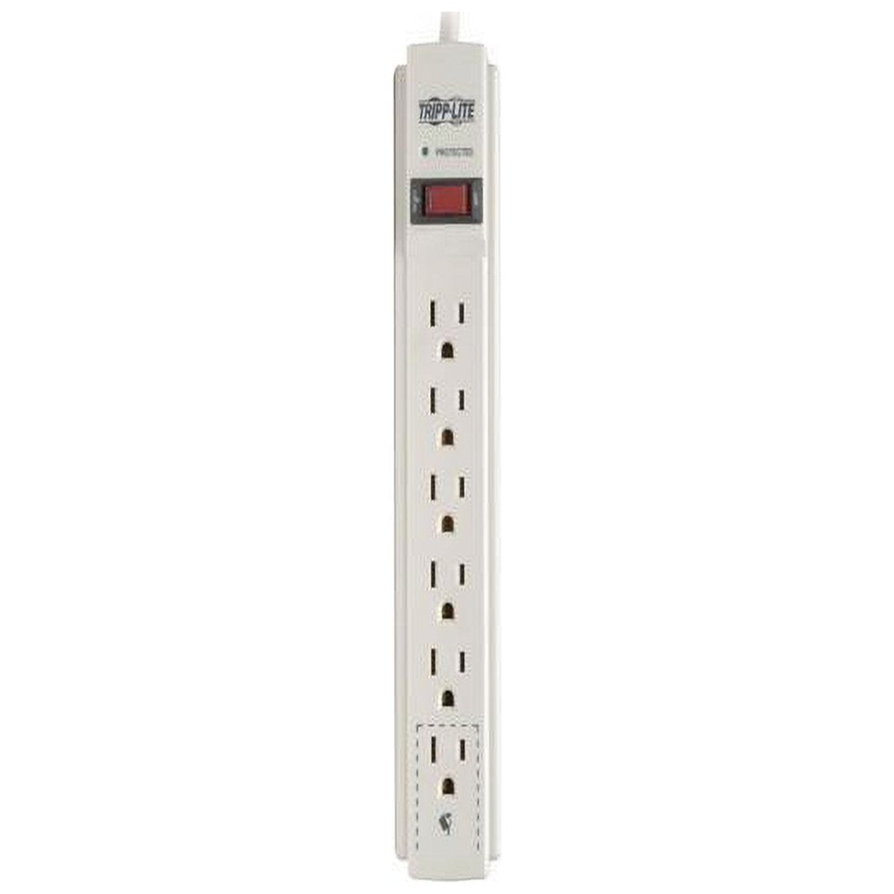 Tripp Lite, TRPTLP606, 6-Outlet Economy Surge Protector, 1 Each, Gray