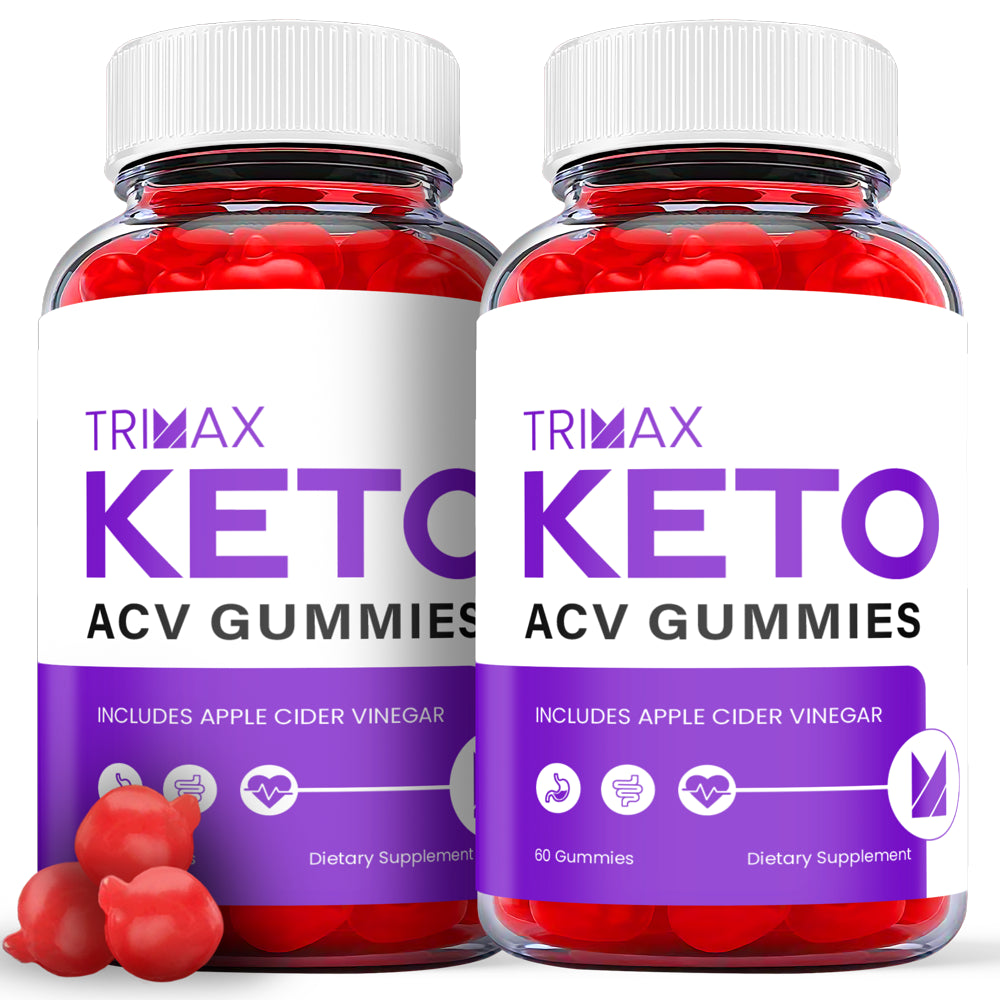 (2 Pack) Trimax Keto ACV Gummies - Supplement for Weight Loss - Energy & Focus Boosting Dietary Supplements for Weight Management & Metabolism - Fat Burn - 120 Gummies