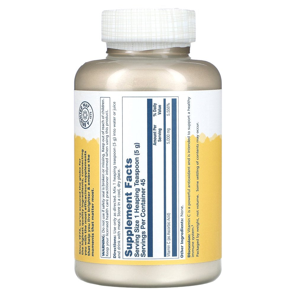 Solaray Vitamin C Crystalline Powder 8 Oz Powder