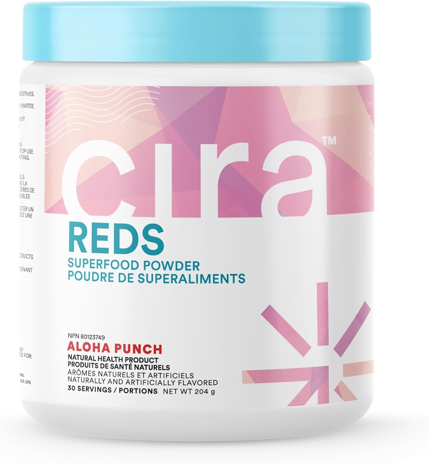 Cira Glow-Getter Reds Superfood Powder - Antioxidants & Polyphenols for Increased Energy & Gut Health - 30 Servings, Aloha Punch