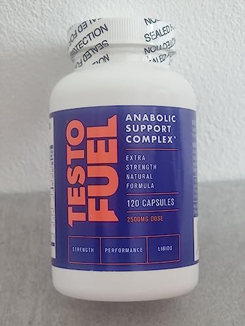 Testofuel - 120 Testosterone Booster Pills for Men - 100% Natural Ingredients