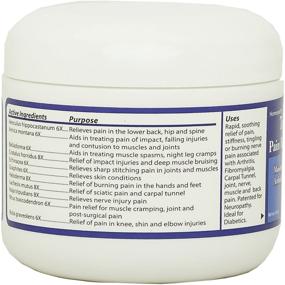 Topricin Pain Relief Cream 4 Oz (Pack of 3)