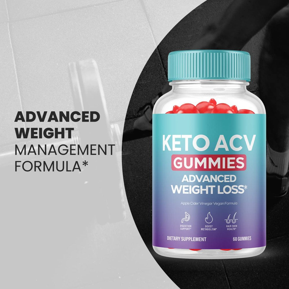 (1 Pack) Keto ACV Gummies - Energy & Focus Boosting Dietary Supplements for Weight Management & Metabolism - Fat Burn - 60 Gummies