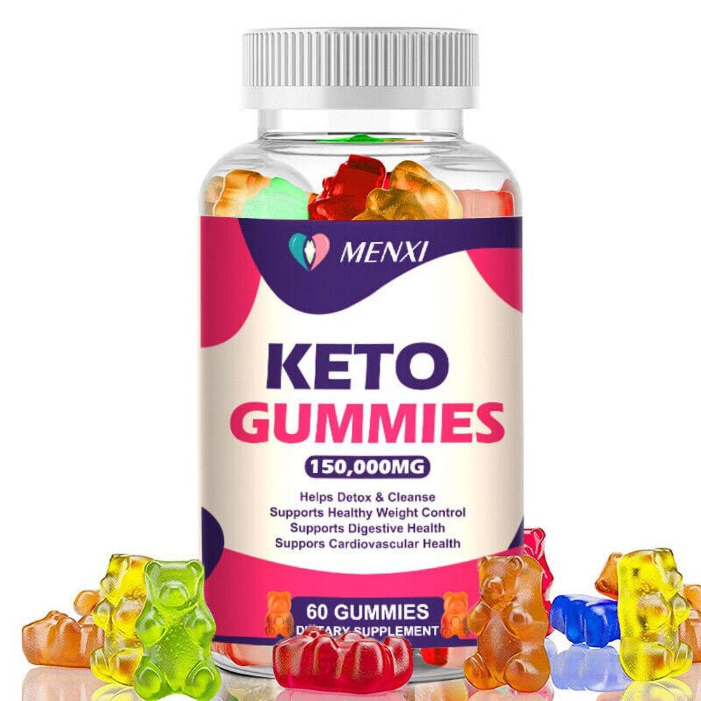 Keto ACV BHB Gummies 150000Mg for Fat Burn Weight Loss Detox Keto Diet Pills - 60 Gummy