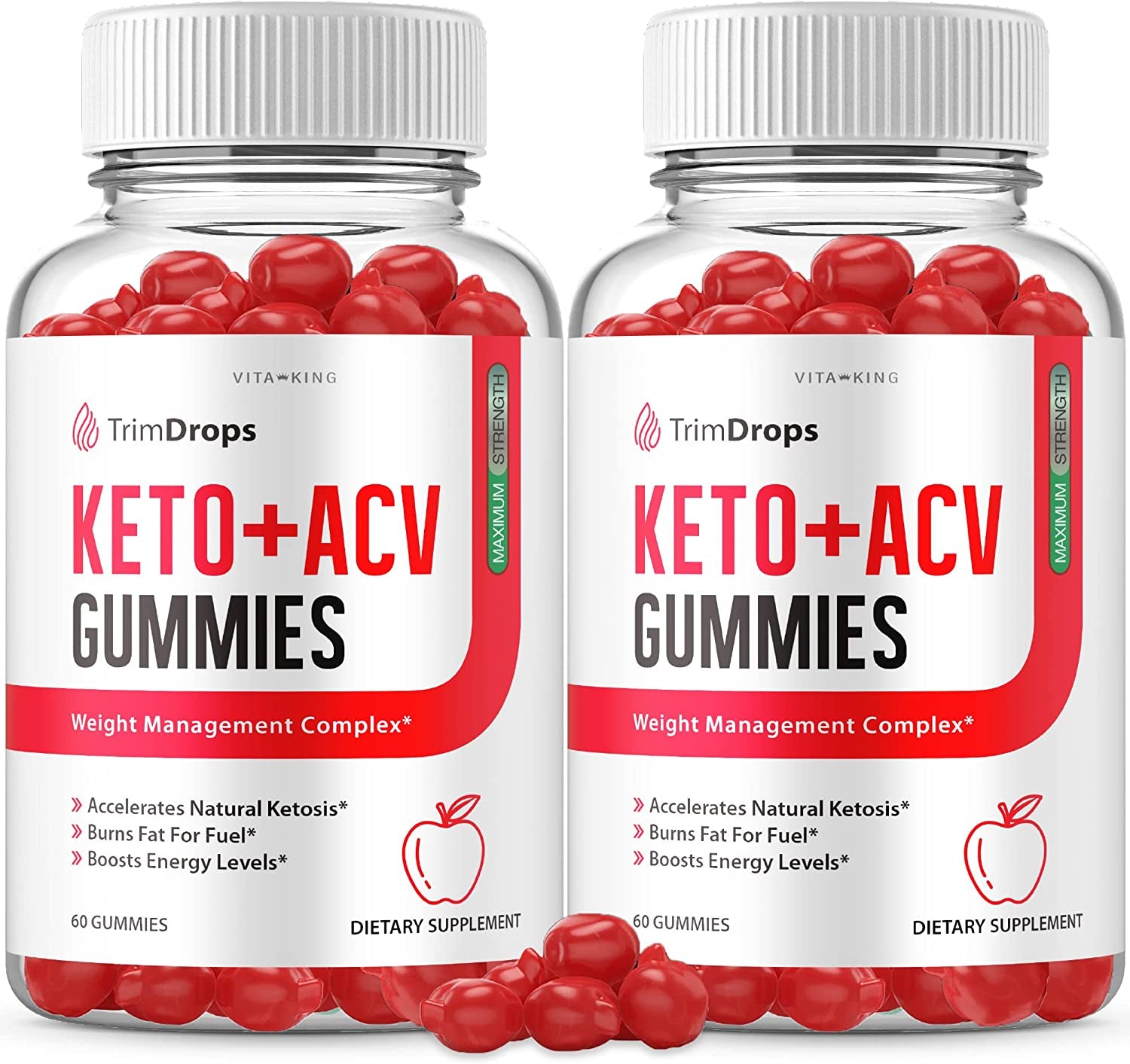 (2 Pack) Trim Drops Keto ACV Gummies Advanced Trim Drops Keto Gummies Ketosis Formula Trim Drops Keto Gummies ACV (120 Gummies)