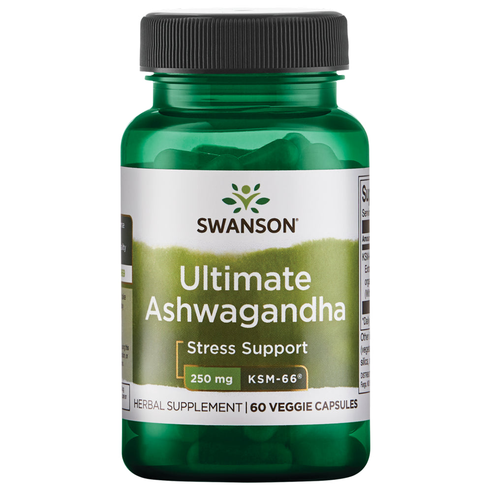 Swanson Ultimate Ashwagandha 250 Mg 60 Veggie Capsules
