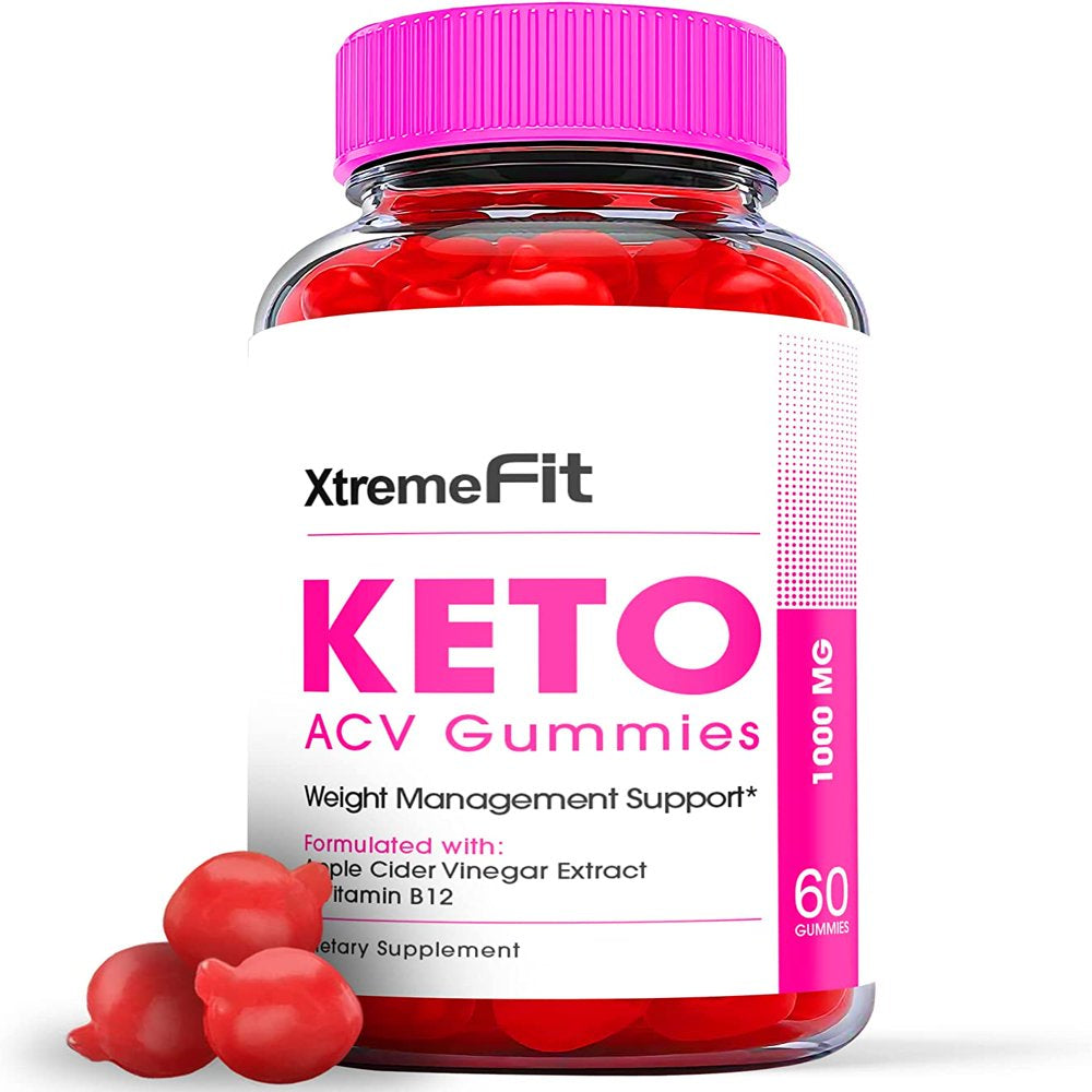 (1 Pack) Xtreme Fit Keto ACV Gummies - Supplement for Weight Loss - Energy & Focus Boosting Dietary Supplements for Weight Management & Metabolism - Fat Burn - 60 Gummies