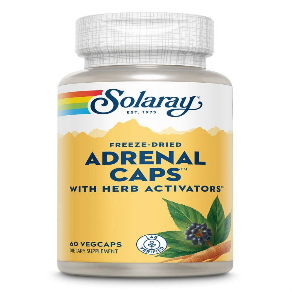 Solaray Adrenal Caps -- 60 Capsules