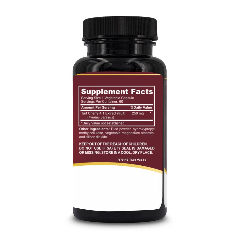 Uric Acid Support - Tart Cherry Extract - New Lowering Formula, 120 Vcaps - (Cherry Fields 2 Bottles)