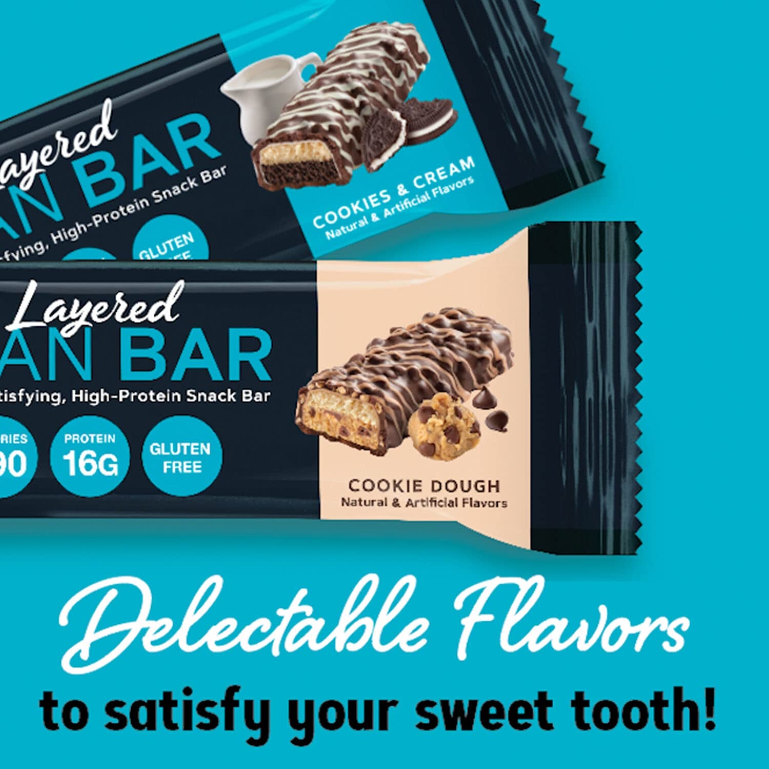 GNC Total Lean Layered Lean Bar | Hunger Satisfying - High Protein Snack Bar | Girl Scout Coconut Caramel - 9 Bars