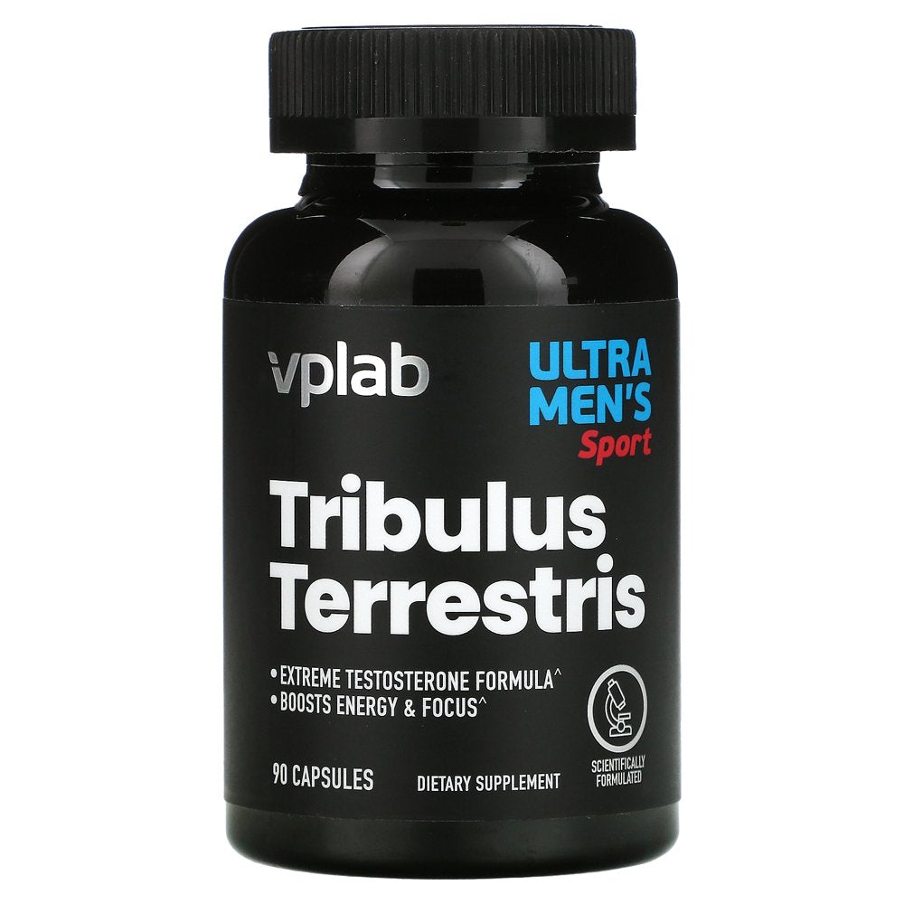 Vplab Tribulus Terrestris & Zinc Men'S Sports Supplement, Testosterone Support, 90 Capsules