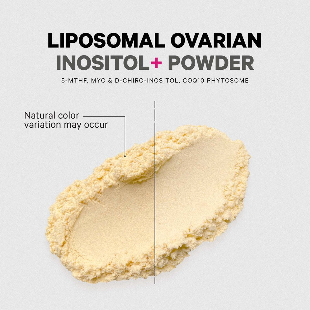 Codeage Liposomal Ovarian Inositol Powder, Myo & D-Chiro-Inositol, Folate, Coq10 Phytosome, 5.2 Oz