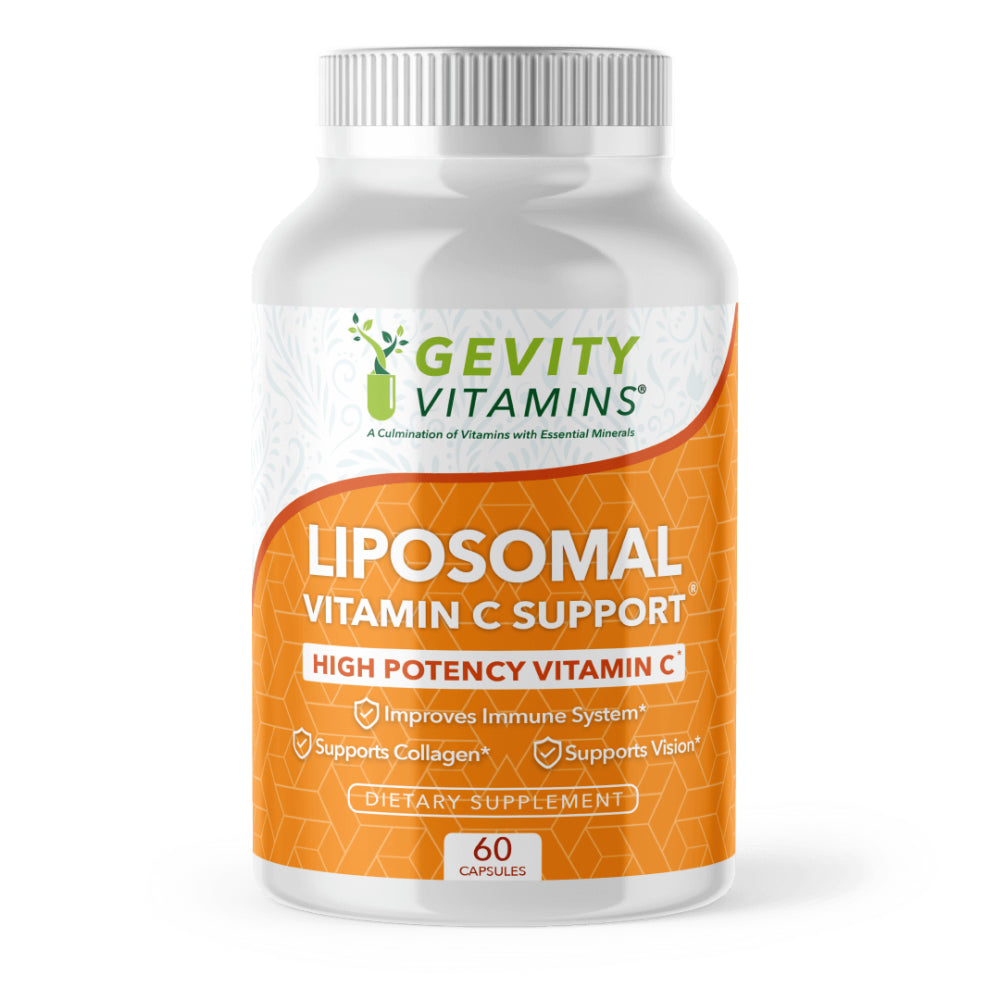 Gevity Vitamins Liposomal Vitamin C 1400 Mg Non GMO- Immune System & Collagen Booster Fat Soluble Dietary Supplement | 30 Servings