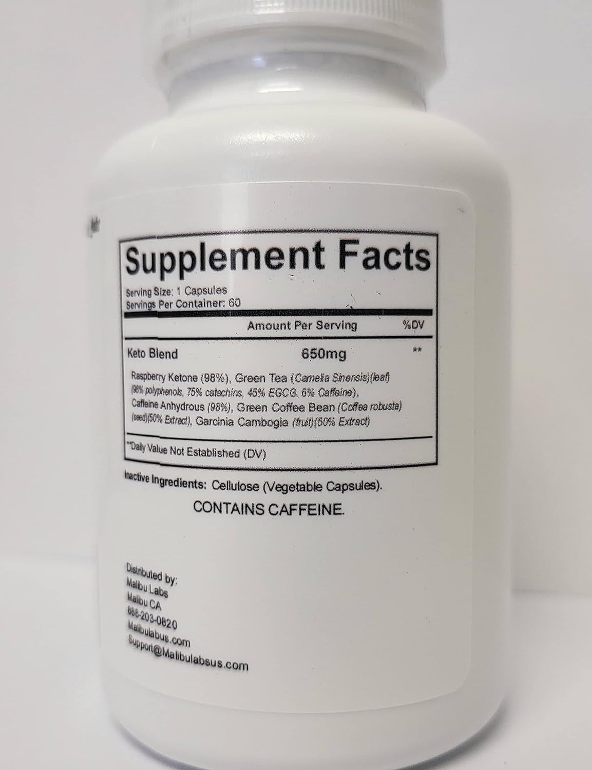 Ultra White Keto, Advanced Ketogenic Pill Shark Formula 1300 MG, Made in the USA, (3 Bottle Pack), 90 Day Supply