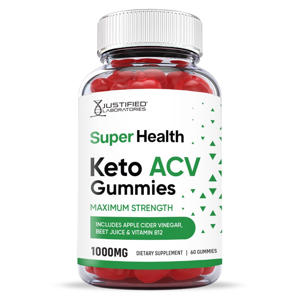 (3 Pack) Super Health Keto ACV Gummies 1000MG Dietary Supplement 180 Gummys