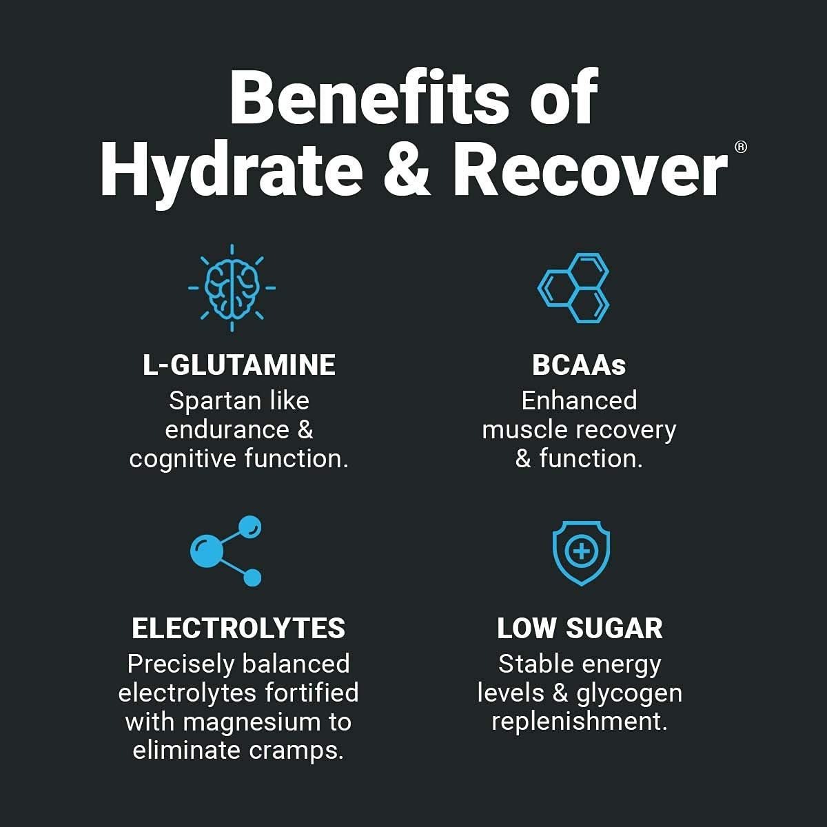 Wilderness Athlete - Hydrate & Recover | Liquid Hydration Packets Electrolyte Drink Mix - Recover Faster with Bcaas - 30 Single Serving Hydrate Packets (Berry Blast)