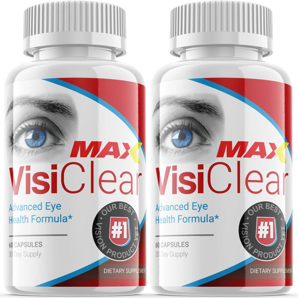 (2 Pack) Visiclear Max - Revolutionary Advanced Vision Matrix Formula - Supports Healthy Vision - Dietary Supplement for Eyes Sight - 120 Capsules