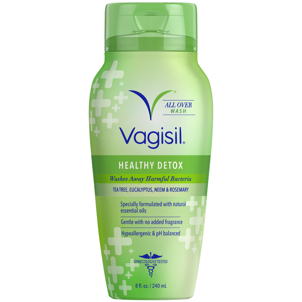 Vagisil Healthy Detox Daily Intimate Vaginal Feminine Wash, 12 Oz, 1 Pack