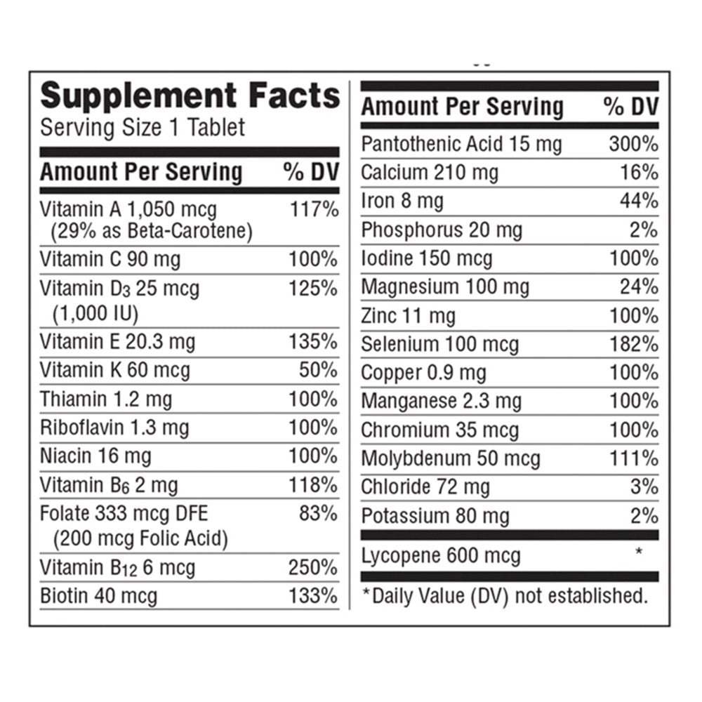 Centrum Multivitamin for Men, Multivitamin/Multimineral Supplement with Vitamin D3 - 120 Count