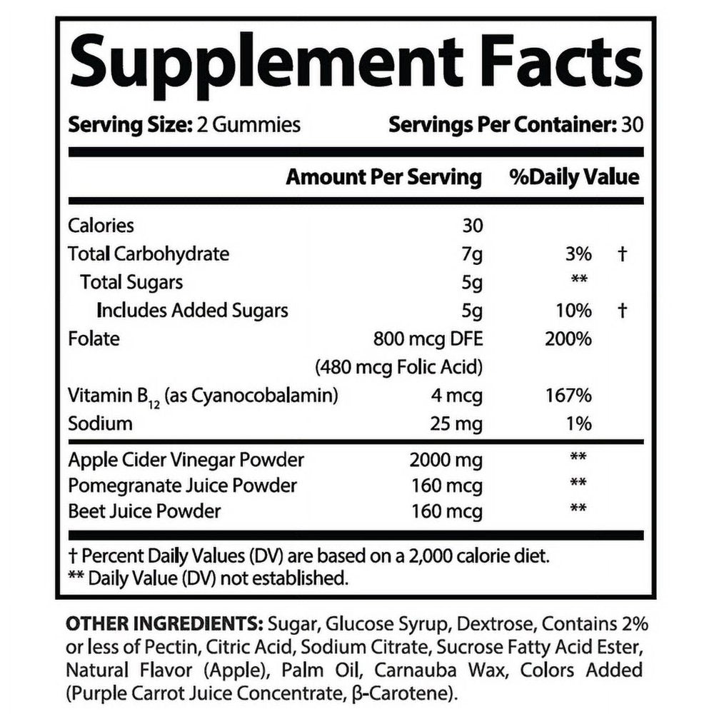 (2 Pack) Amaze Keto Extreme ACV Gummies 2000Mg Dietary Supplement 120 Gummys