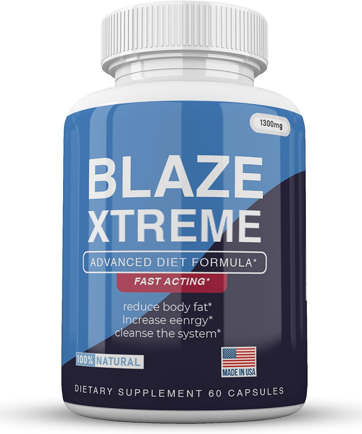 (Official) Blaze Xtreme Keto, Advanced Strong Formula 1300Mg, Made in the USA, (1 Bottle Pack), 30 Day Supply