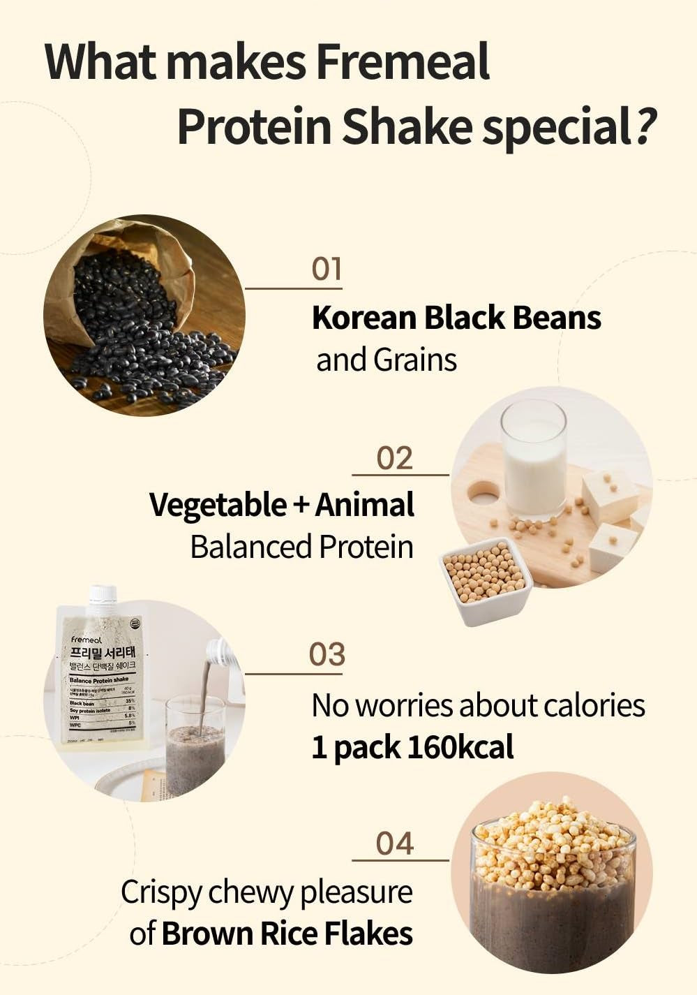 [Kim'S Picks★] FREMEAL Sweet Pumpkin Protein Shake / Meal Replacement Shake / Whey Protein Supplement / Diet Shake / Protein Powder / Oat / Vegan - Korean Food