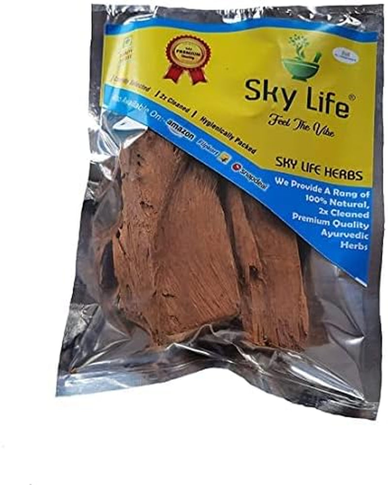 Sky Life ® Vijaysar -Vijaysar Ki Lakdi - Vjjay SAR - Pterocarpus Marsupium -200Grm